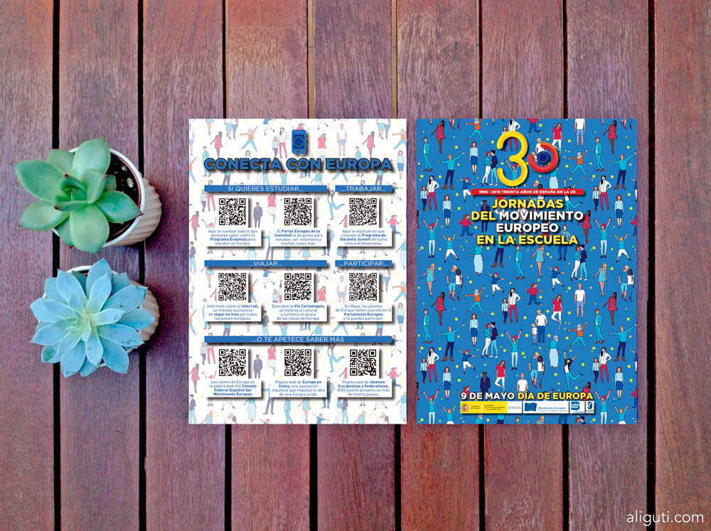 Europe Day Poster - Pattern Design